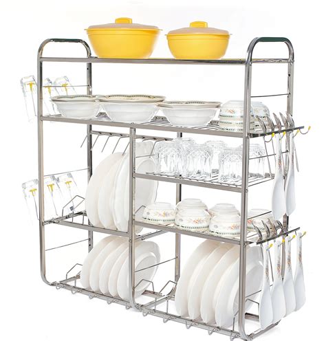 wall mounted kitchen racks